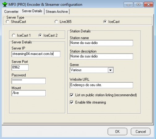 SimpleCast_Aba_ServerDetails